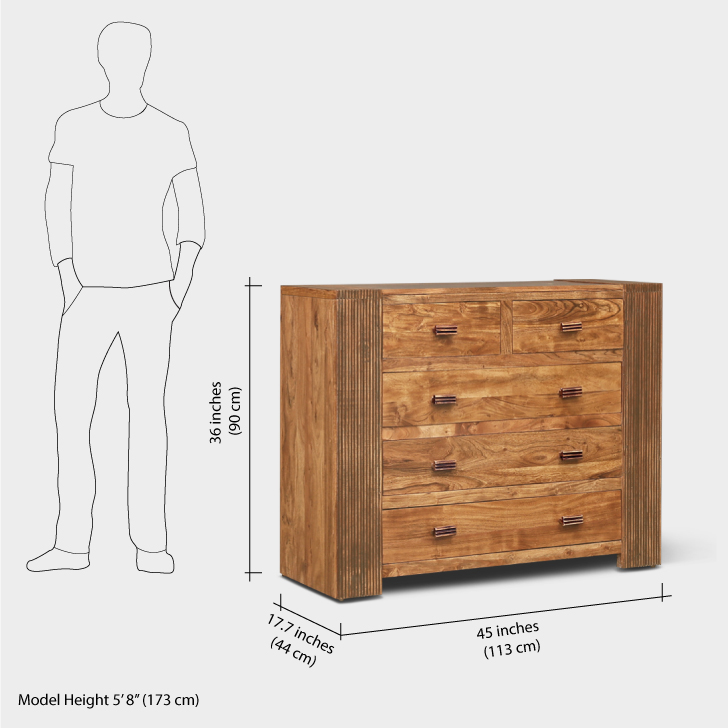 Sugado Streak Chest of Drawers